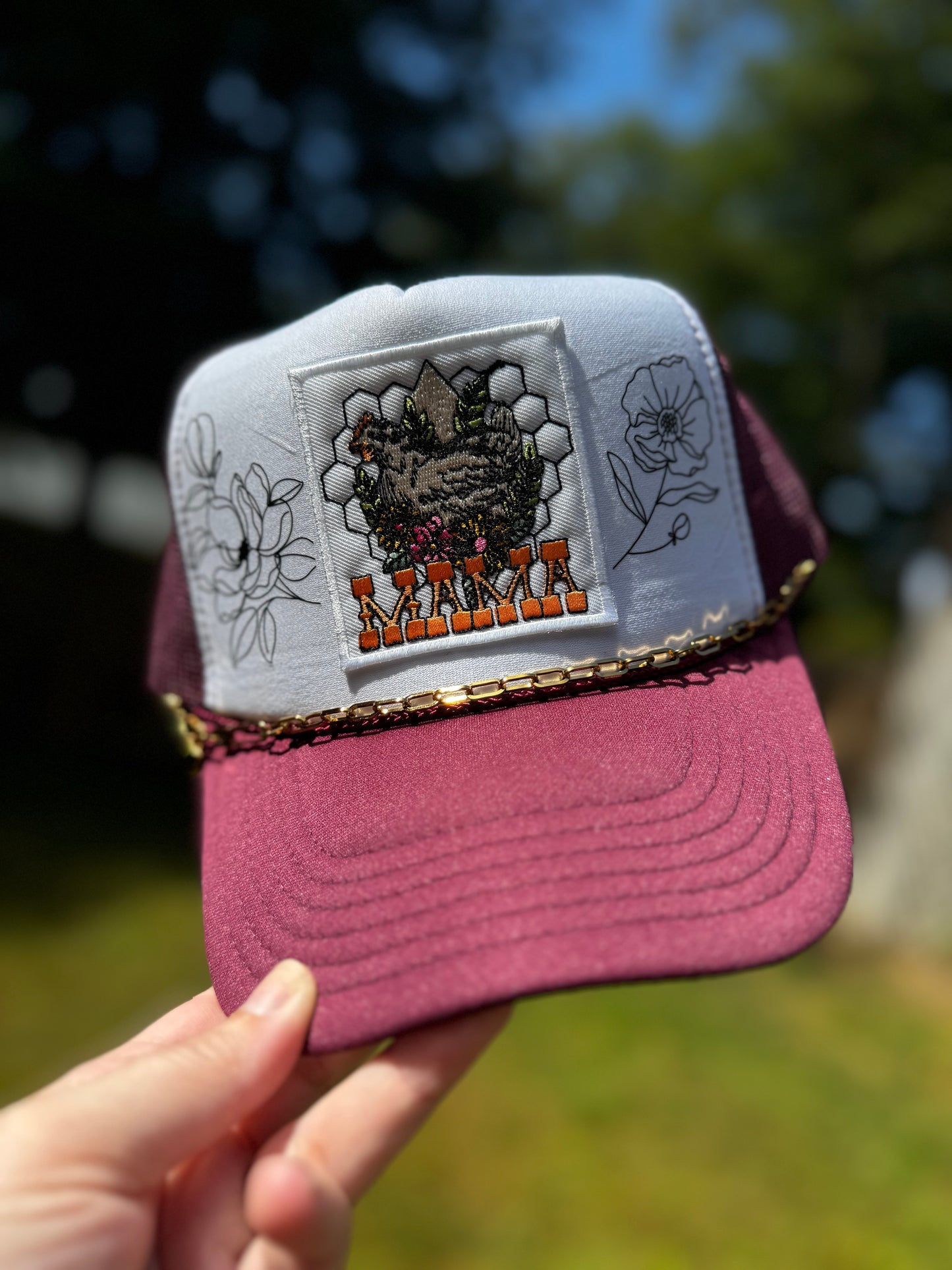 Chicken Mama Trucker Hat