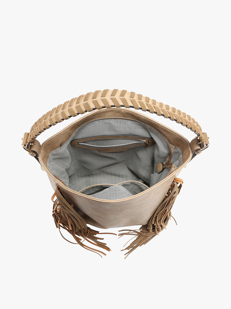 Sav Distressed Hobo Bag