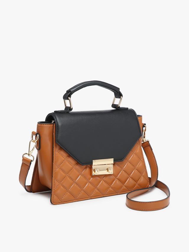 Lou Square Quilted Crossbody