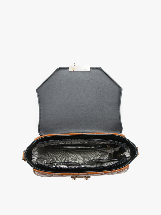 Lou Square Quilted Crossbody