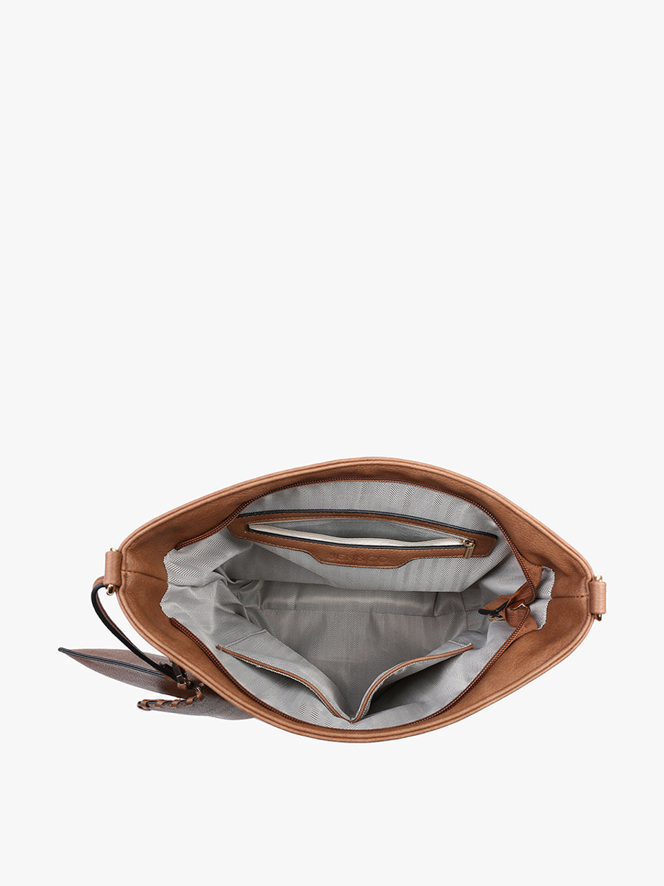 Cynthia Distressed Whipstitch Hobo with Wristlet