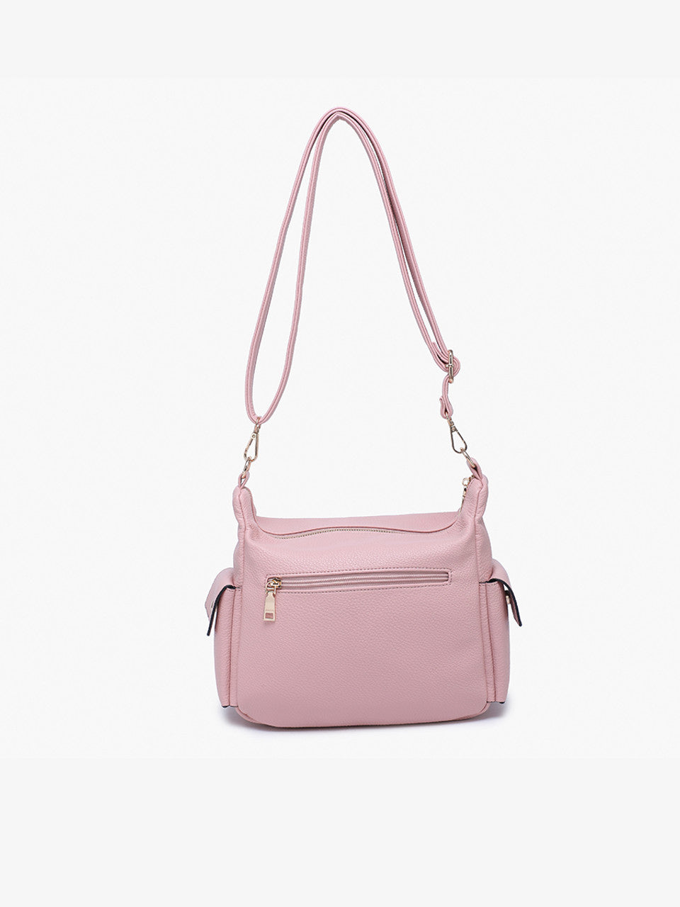 Nicole Multi-Zip Crossbody w/ Side Pockets