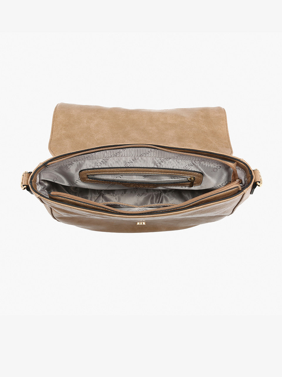 Foster Distressed Dual Zip Crossbody