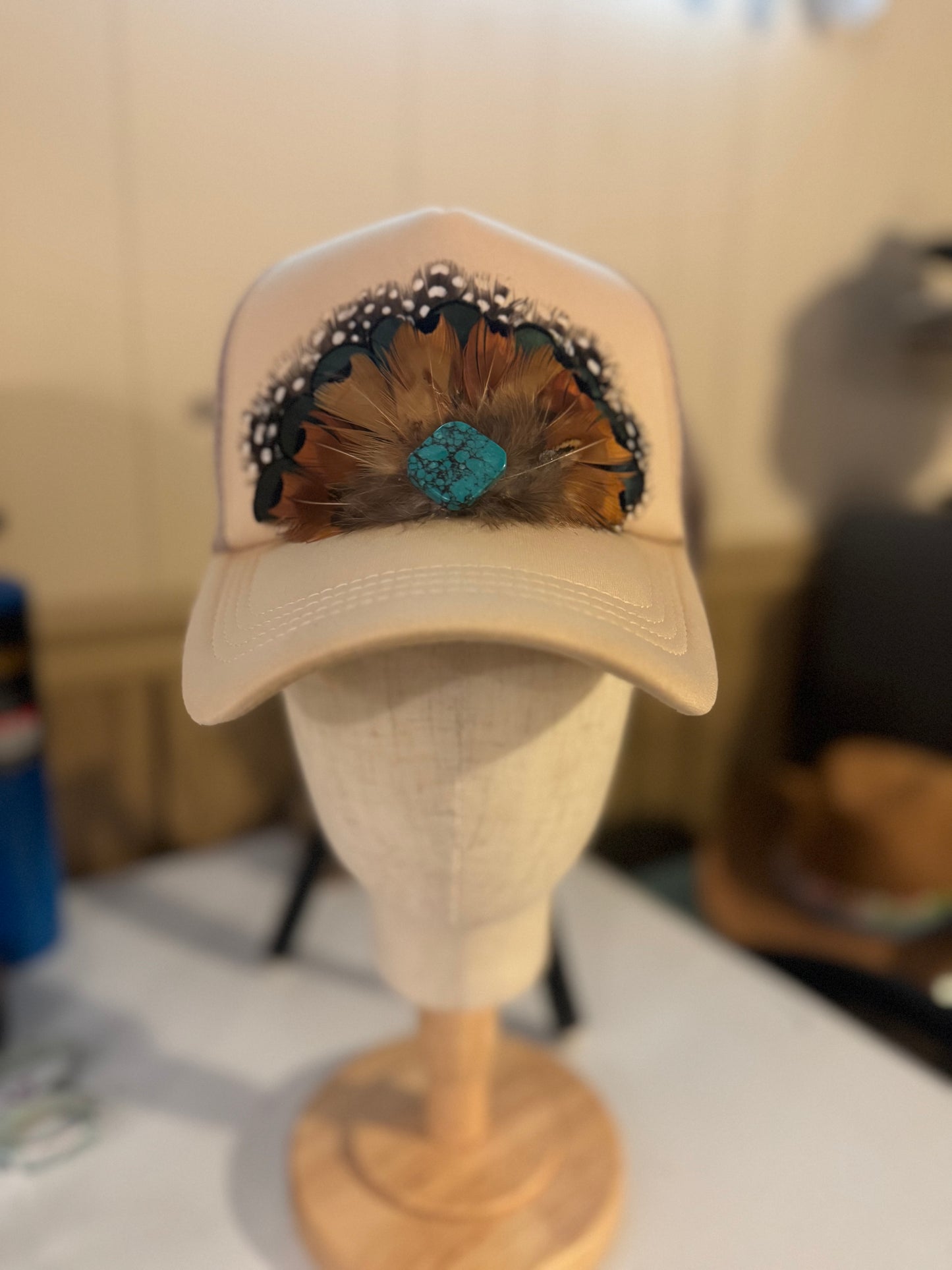 Fanned Feather Trucker Hat