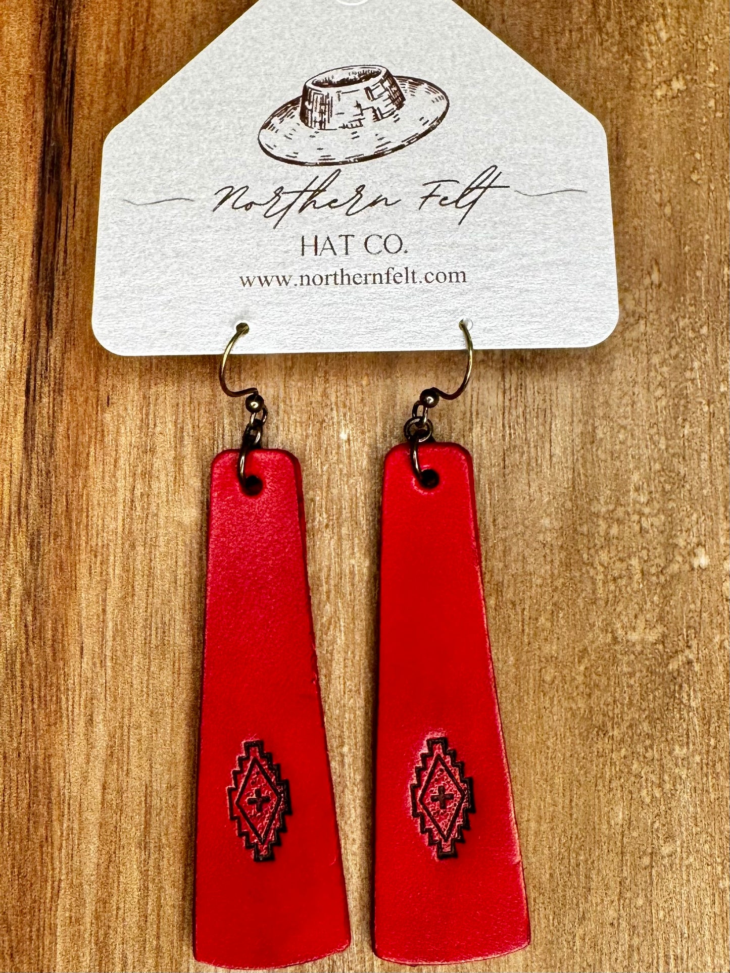 Hand Tooled Western Style Leather Bar