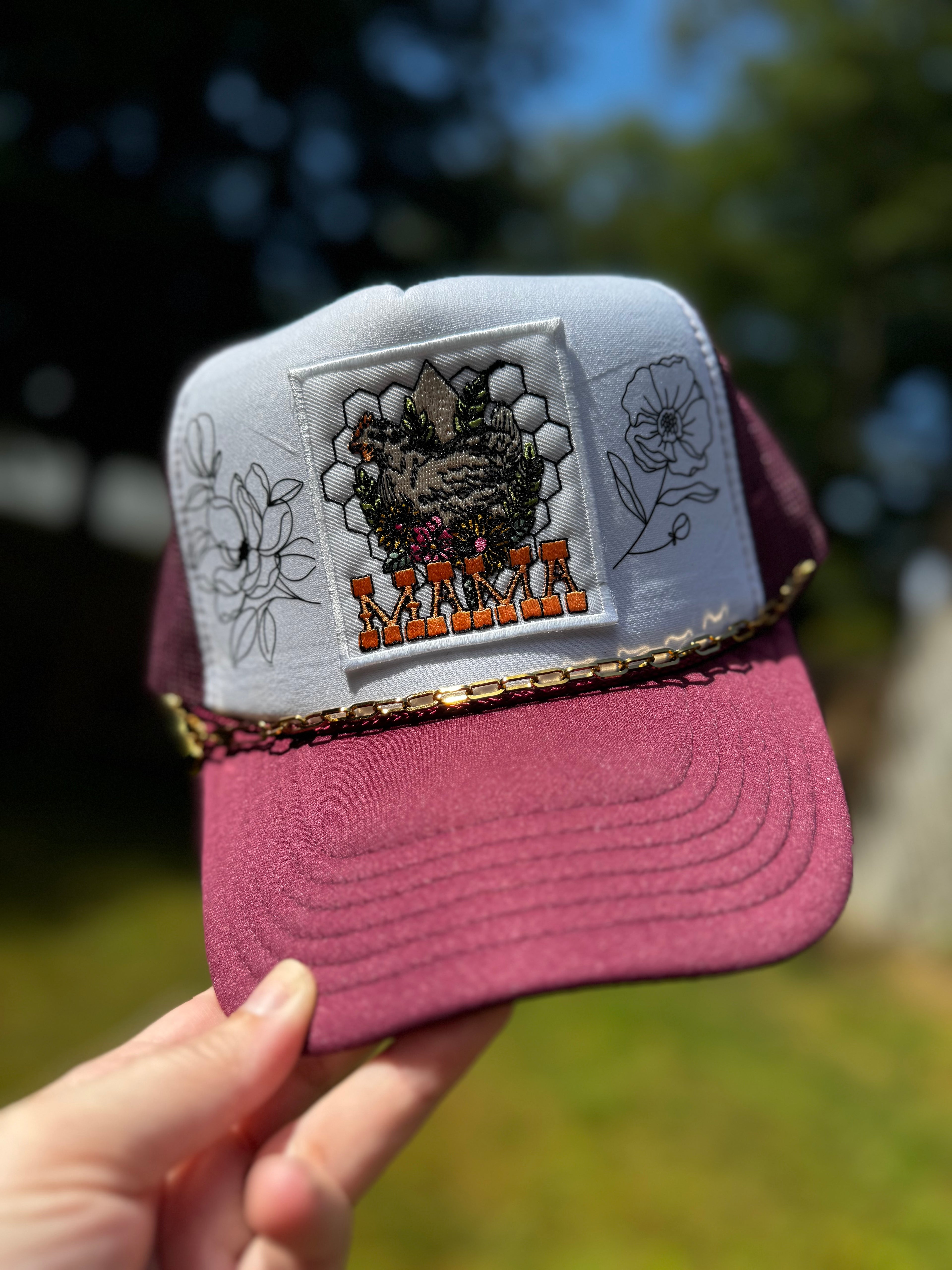 Chicken Mama Trucker Hat