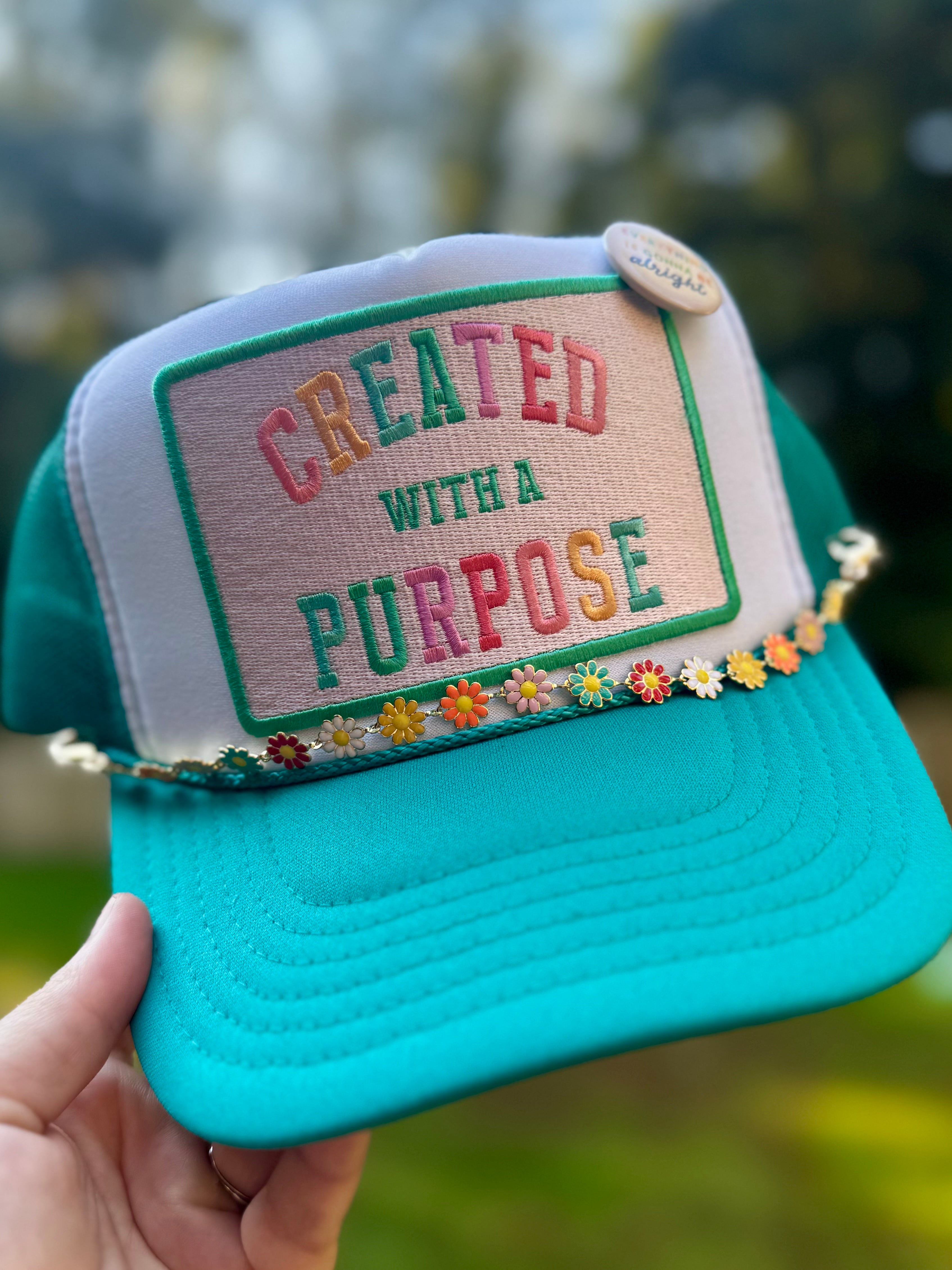 Created With A Purpose Trucker Hat