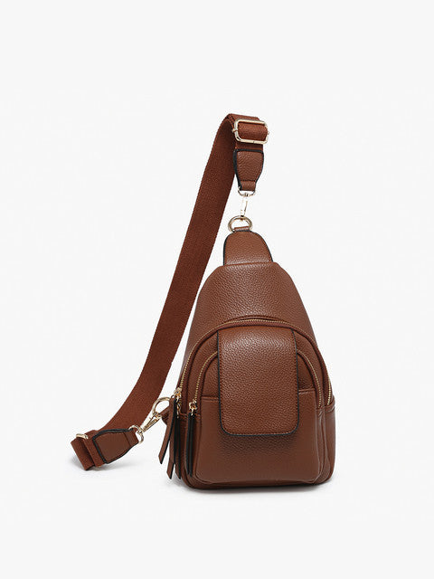 Sofia Sling Bag w/ Flapover Pocket
