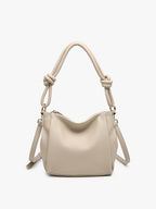 Chicago Knotted Shoulder Bag w/ Crossbody Strap