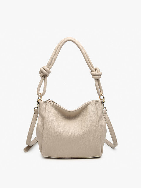 Chicago Knotted Shoulder Bag w/ Crossbody Strap