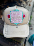 Mommas Please Let Your Babies Grow Up To Be Cowboys Trucker Hat