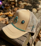 Turquoise Concho Hat