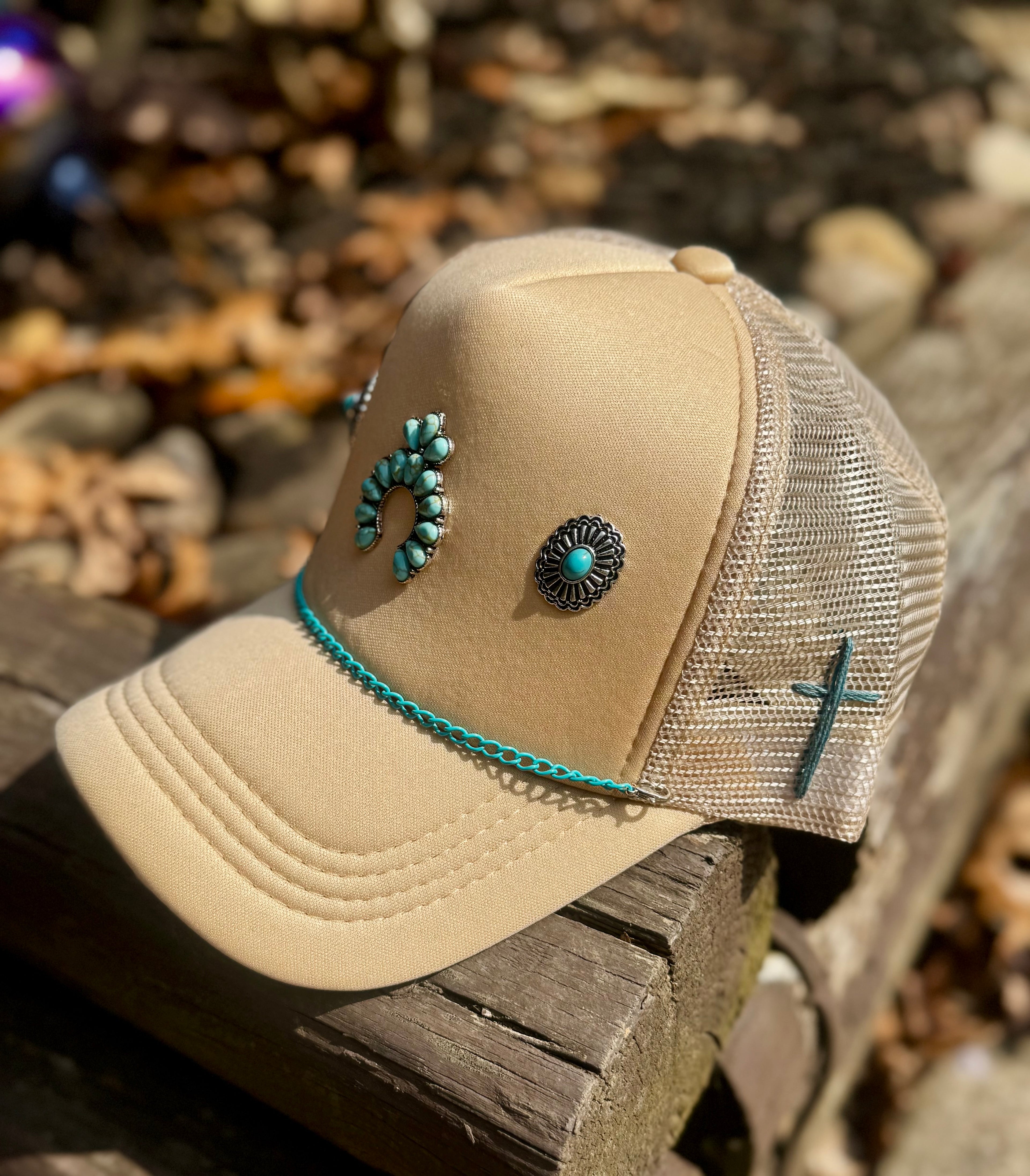 Turquoise Concho Hat