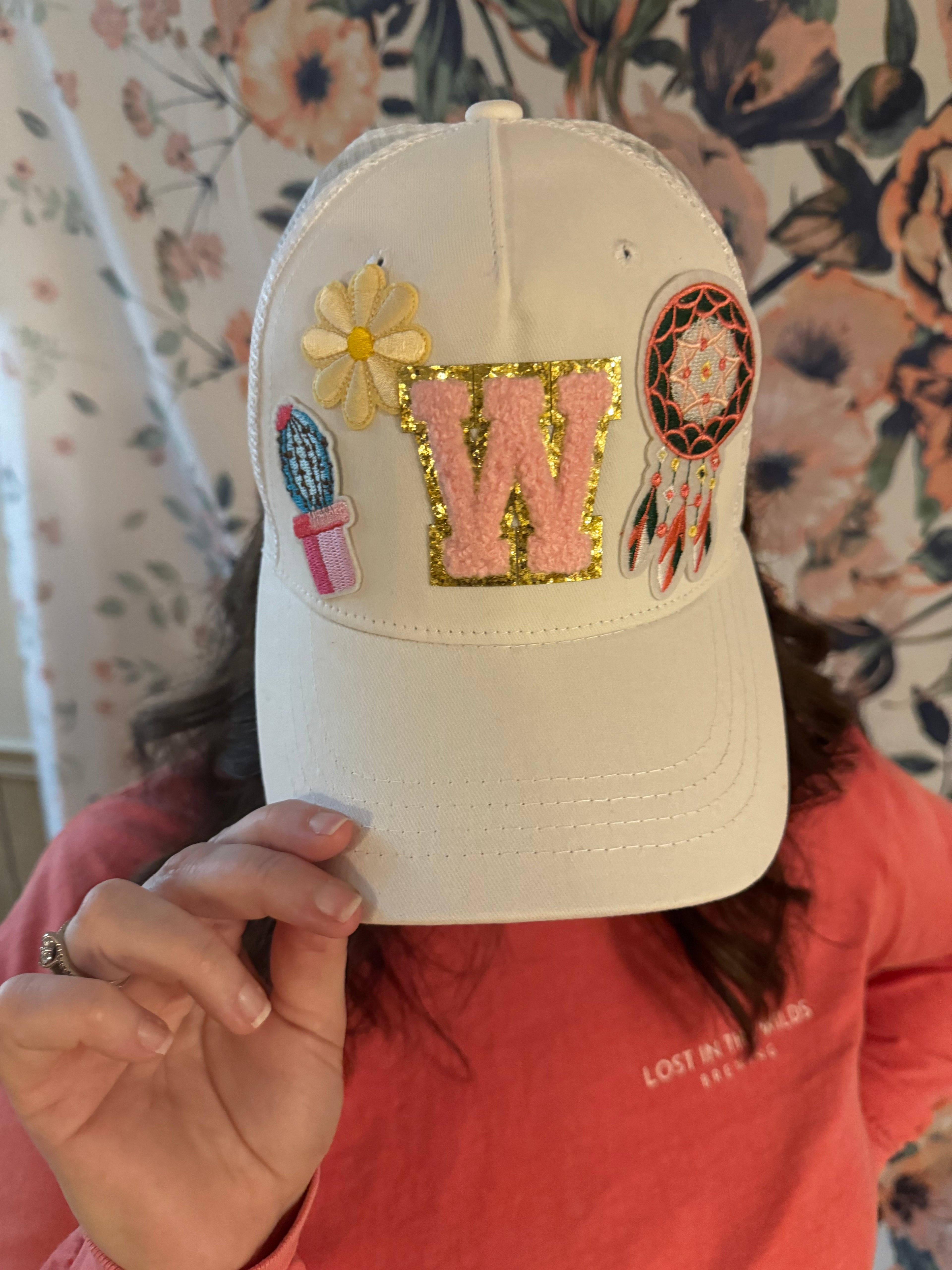 W Boho Baseball Hat