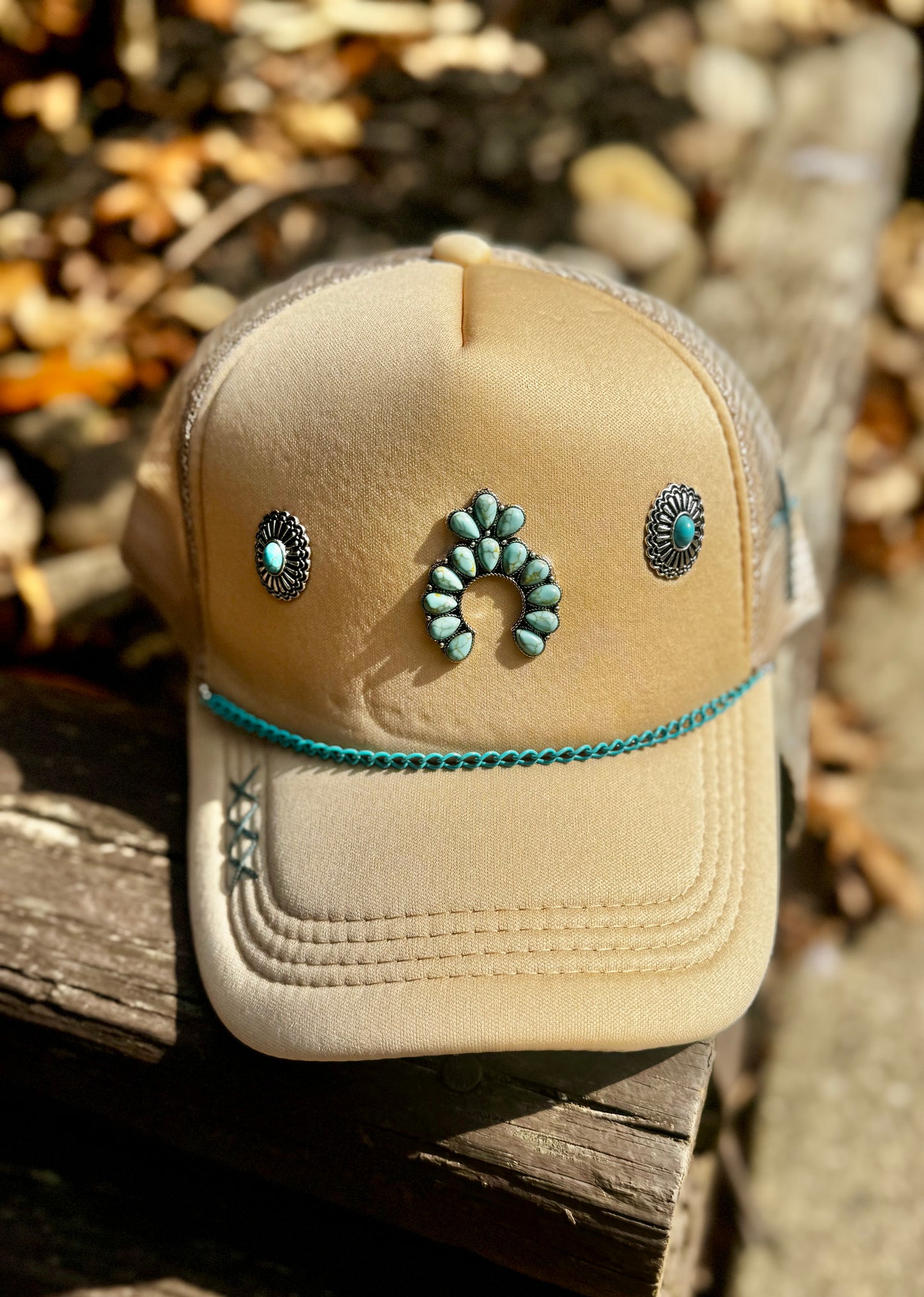 Turquoise Concho Hat
