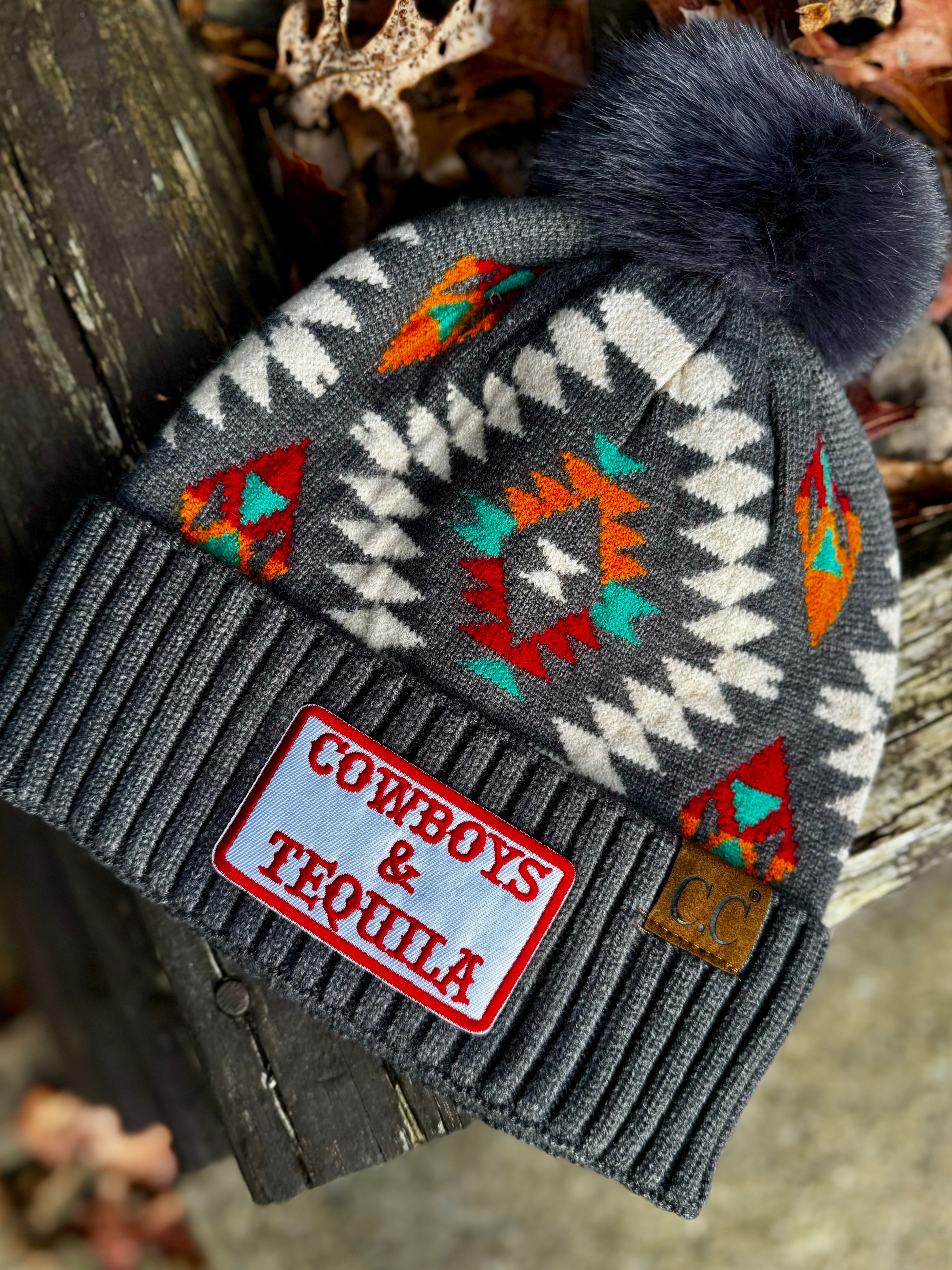 Cowboys and Tequila Aztec Beanie