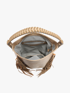 Sav Distressed Hobo Bag
