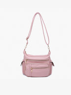 Nicole Multi-Zip Crossbody w/ Side Pockets