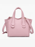 Marla Whipstitch Shaped Satchel