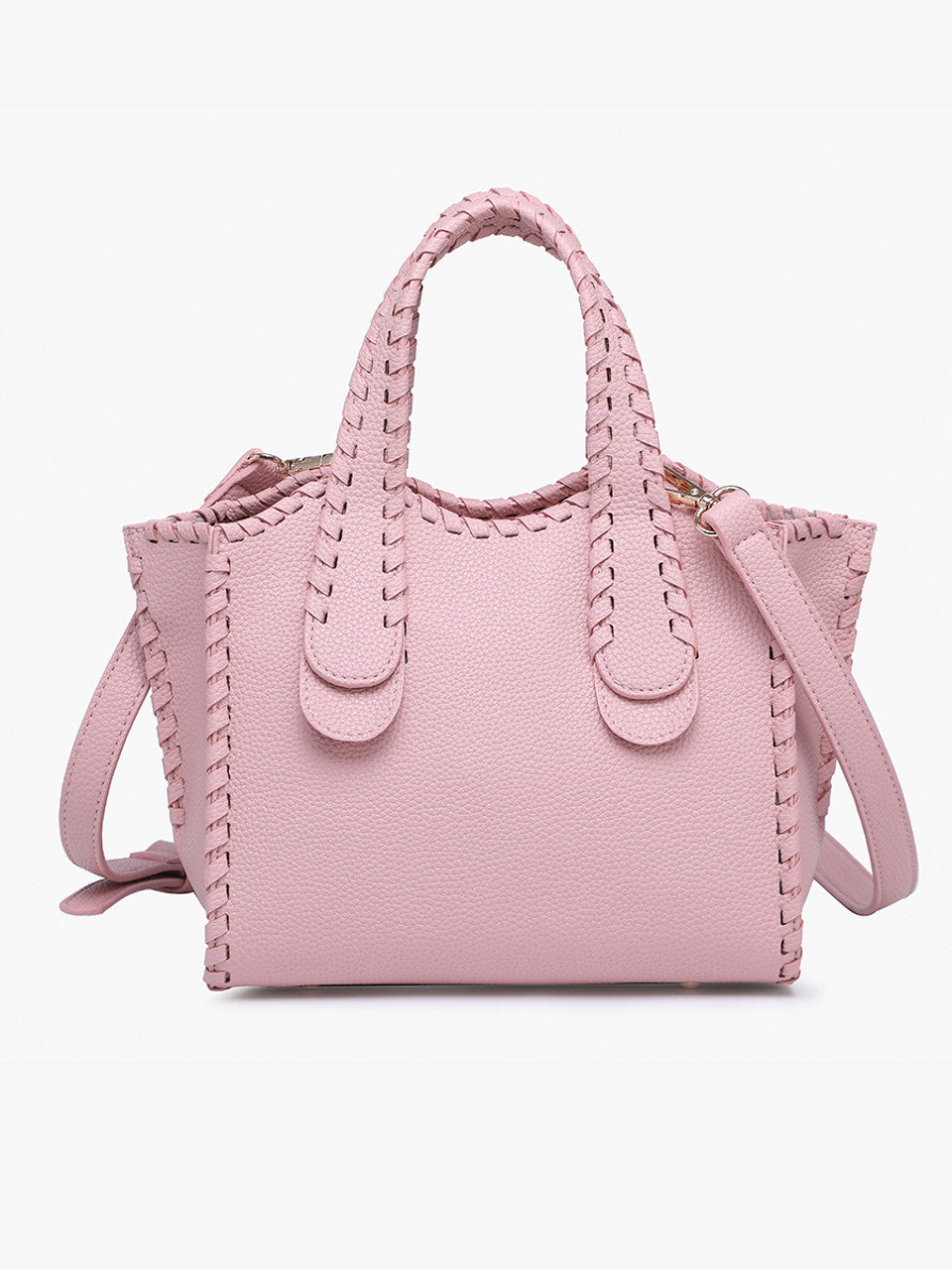 Marla Whipstitch Shaped Satchel