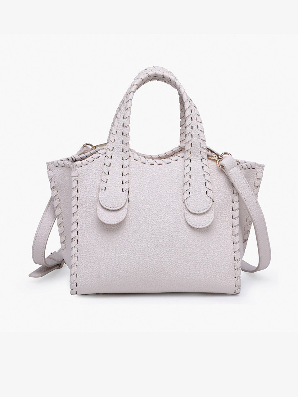 Marla Whipstitch Shaped Satchel
