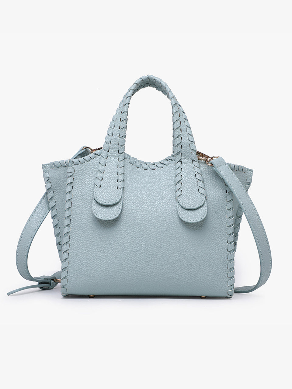 Marla Whipstitch Shaped Satchel