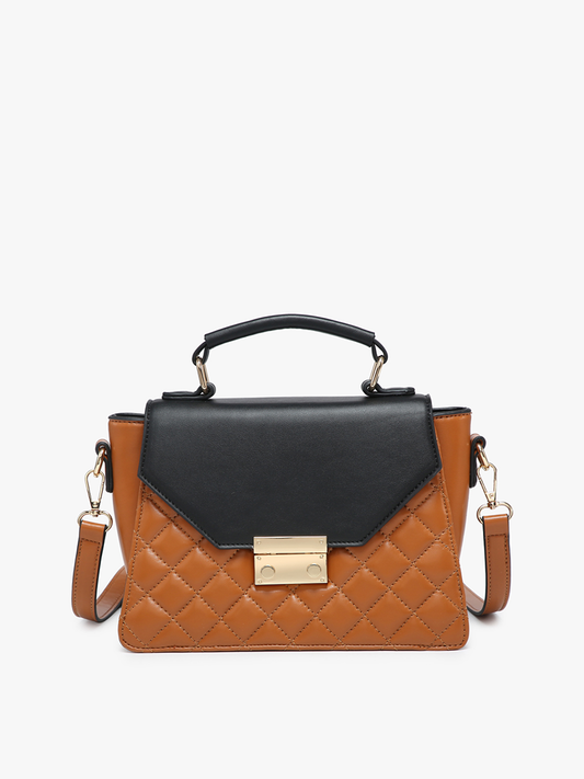 Lou Square Quilted Crossbody