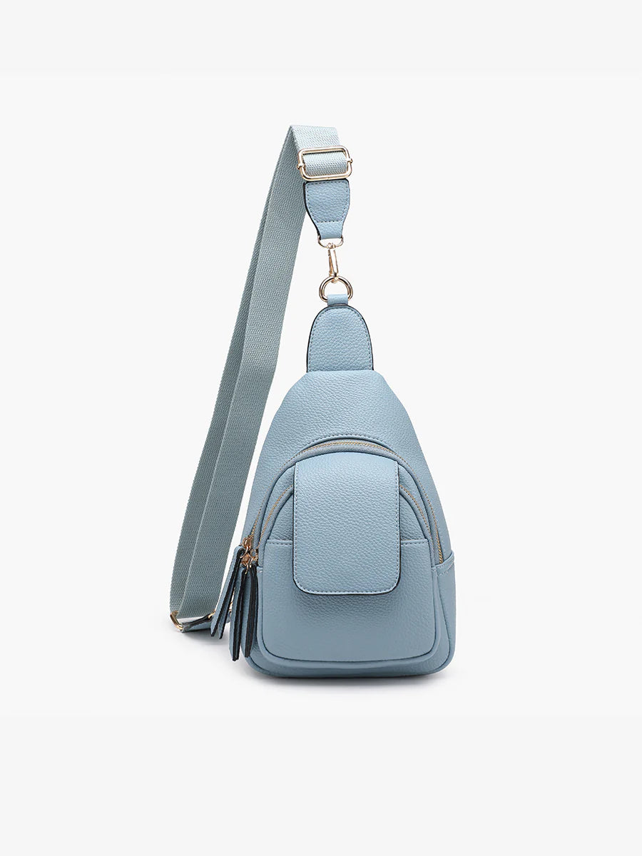 Sofia Sling Bag w/ Flapover Pocket